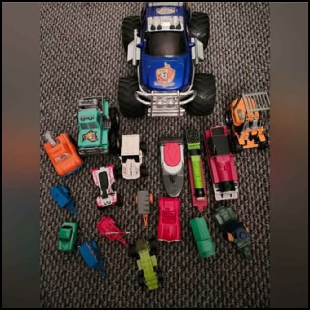 Monster Truck and Mini Cars Toy Set